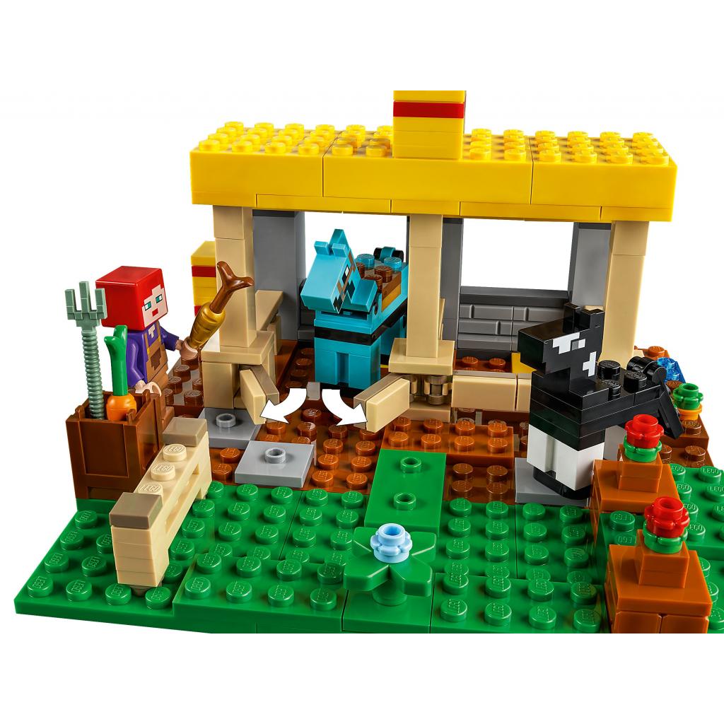 Конструктор LEGO Minecraft Конюшня 241 деталь (21171) - зображення 5