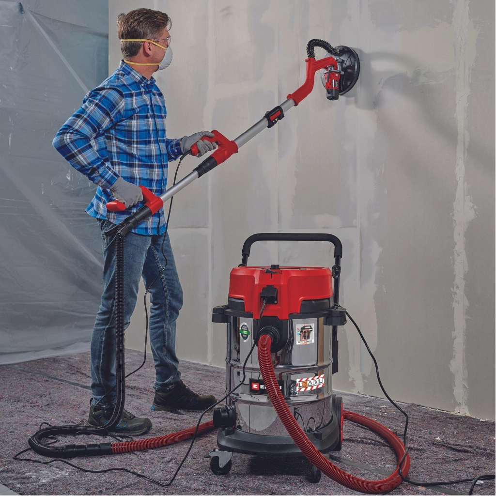 Пилосос будівельний Einhell TE-VC 2350 SACL, 1600Вт, 230мБар, 50л, клас L, 13.1кг (2342475) - зображення 3