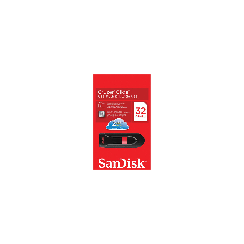 USB флеш накопичувач SanDisk 32Gb Cruzer Glide (SDCZ60-032G-B35) - зображення 3