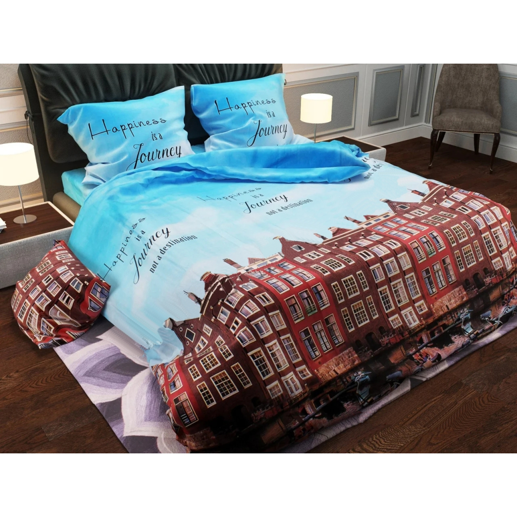 Постільна білизна MirSon Бязь Premium 17-0049 Colomba 160x220 (2200001476899) - зображення 1