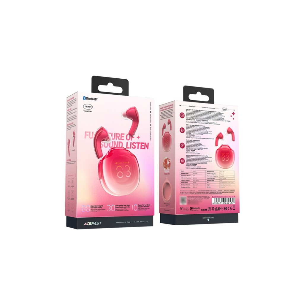 Навушники Acefast T9 Pomelo Red (6974316282532) - зображення 5