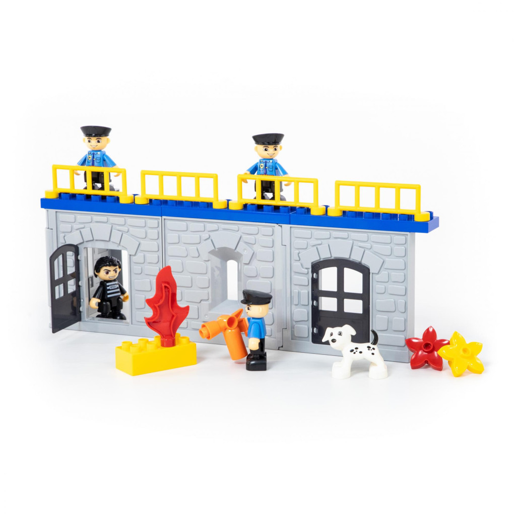 Конструктор Polesie Максі Поліцейська ділянка 94 елементи (77530) - зображення 5