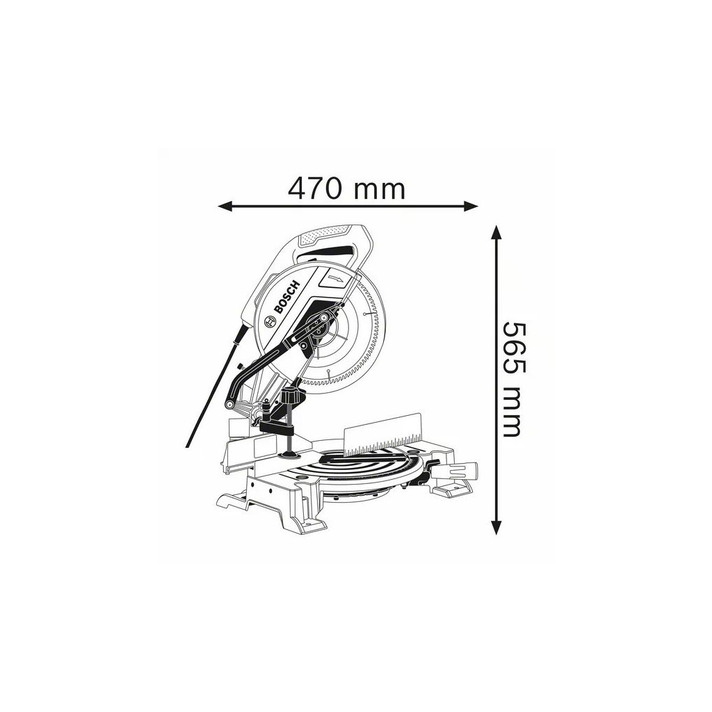 Дискова пила Bosch GCM 10 MX (0.601.B29.021) - зображення 4