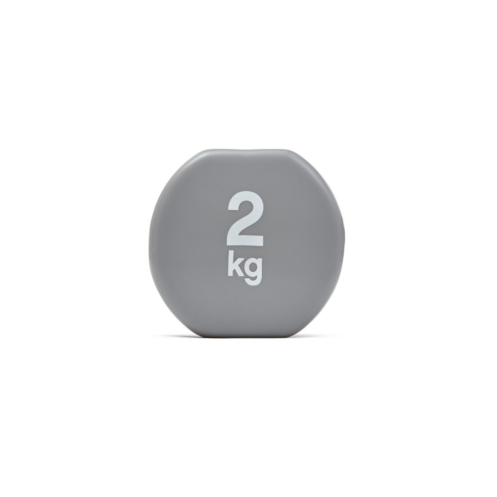 Гантель Reebok Dumbbells RAWT-16152 сірий Уні 2 кг (885652018234) - зображення 4