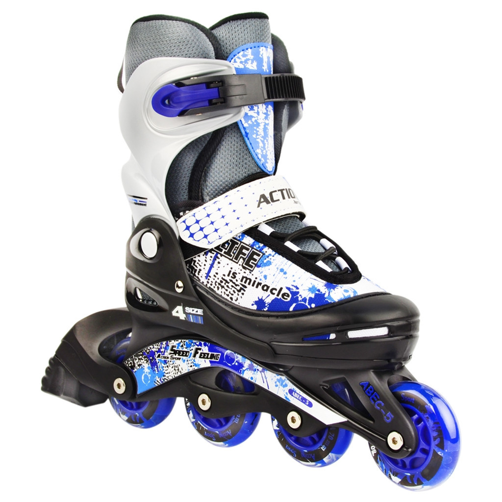 Роликові ковзани Action Zero Комплект Синій 30-33 (PW117CE308905/30-33) - изображение 4