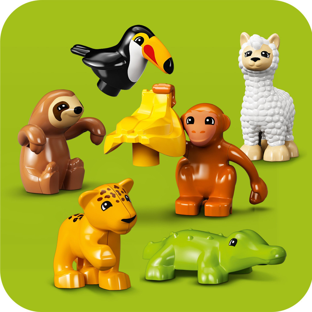 Конструктор LEGO DUPLO Дикі тварини Південної Америки (10973) - зображення 7