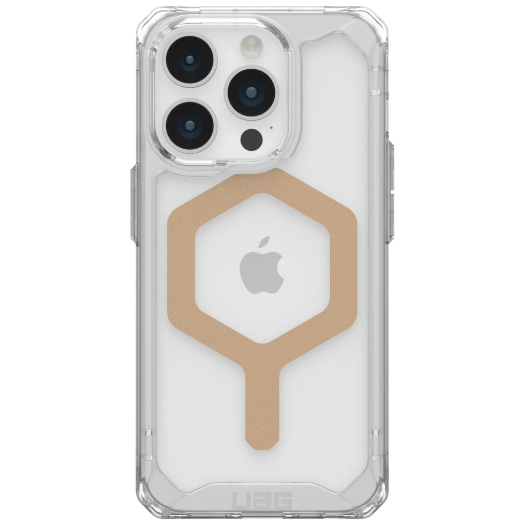 Чохол до мобільного телефона UAG Apple Iphone 15 Pro Plyo Magsafe, Ice/Gold (114286114381) - зображення 1