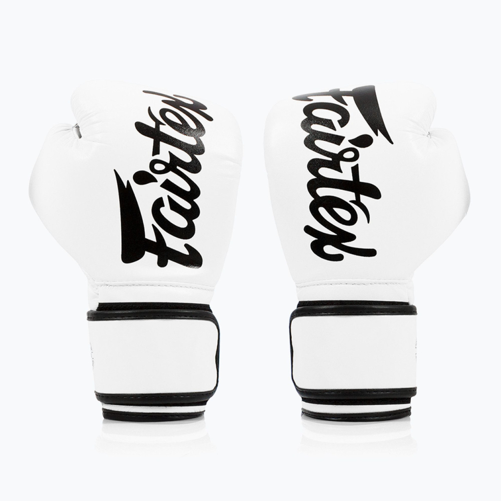 Боксерські рукавички Fairtex BGV14 White 16 унцій (бинти в комплекті) (BGV14_16oz_White) - зображення 6