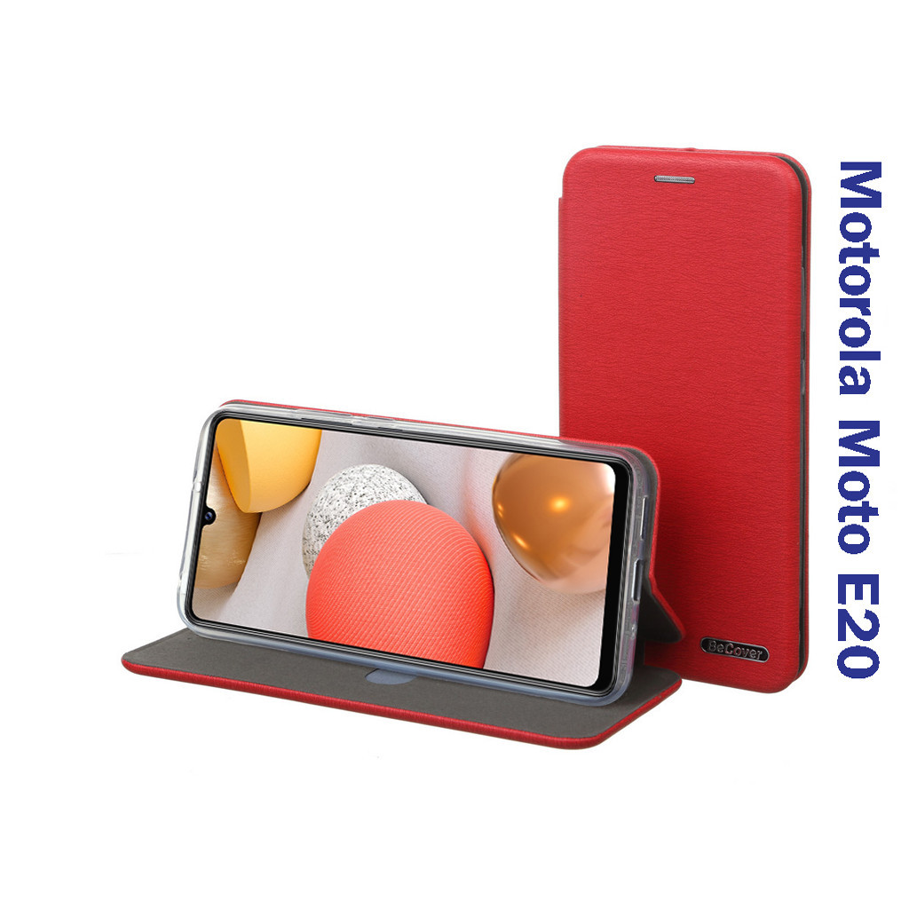 Чохол до мобільного телефона BeCover Exclusive Motorola Moto E20 Burgundy Red (710237) - зображення 6