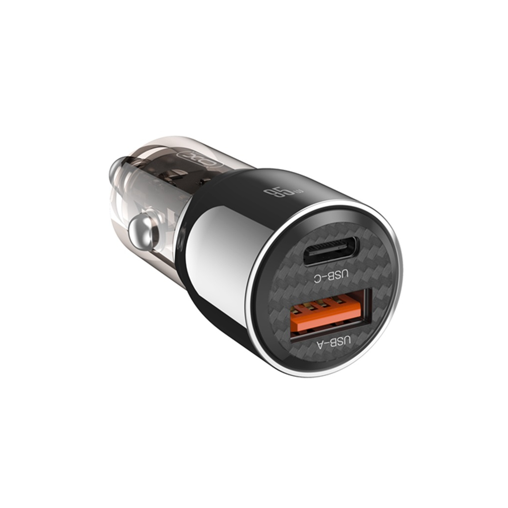 Зарядний пристрій XO CC58 USB-C PD65W + USB-A 30W Gray (CC58_Tarnish) - зображення 6