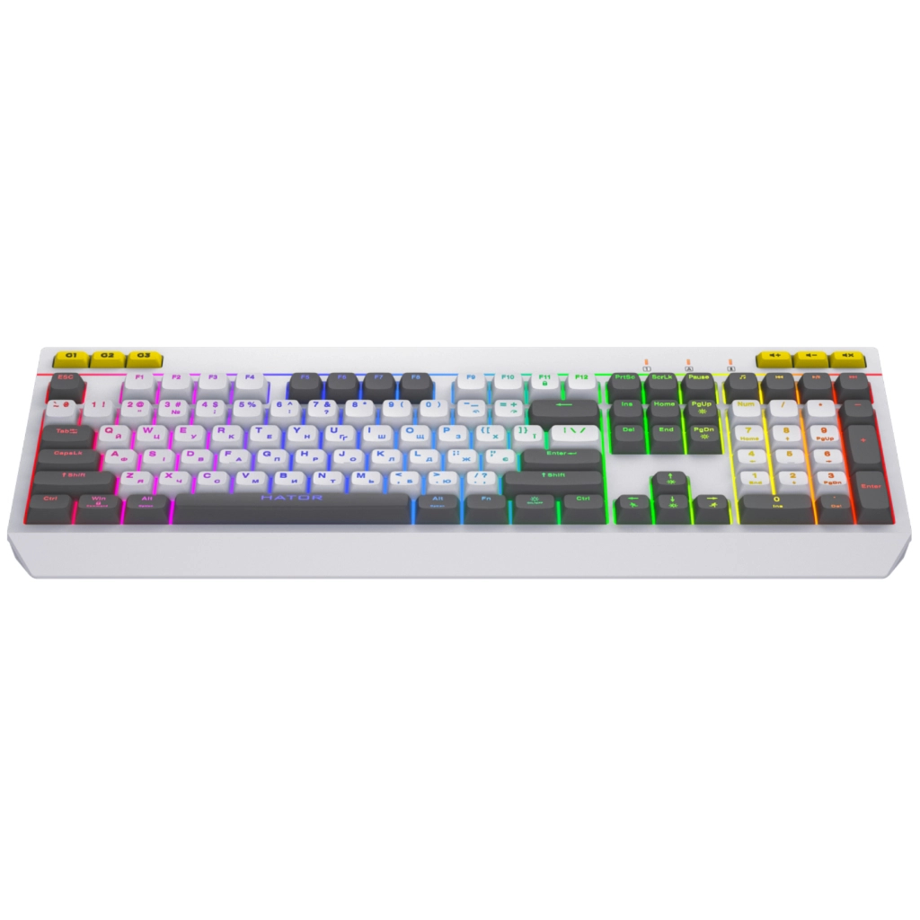 Клавіатура Hator Icefall USB White (HTK405UA) - зображення 2