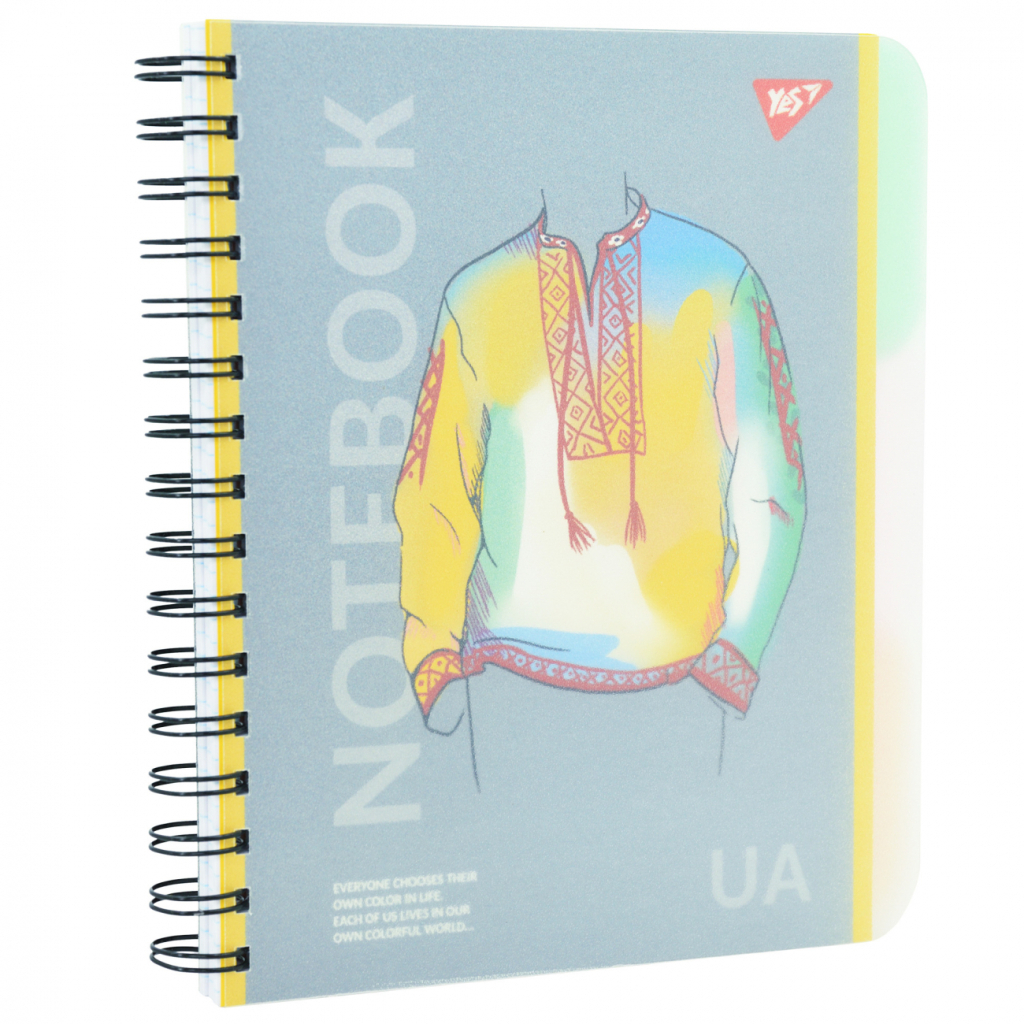 Блокнот Yes А5 Notebook UA 144 аркуша пластикова обкладинка (681951) - зображення 3