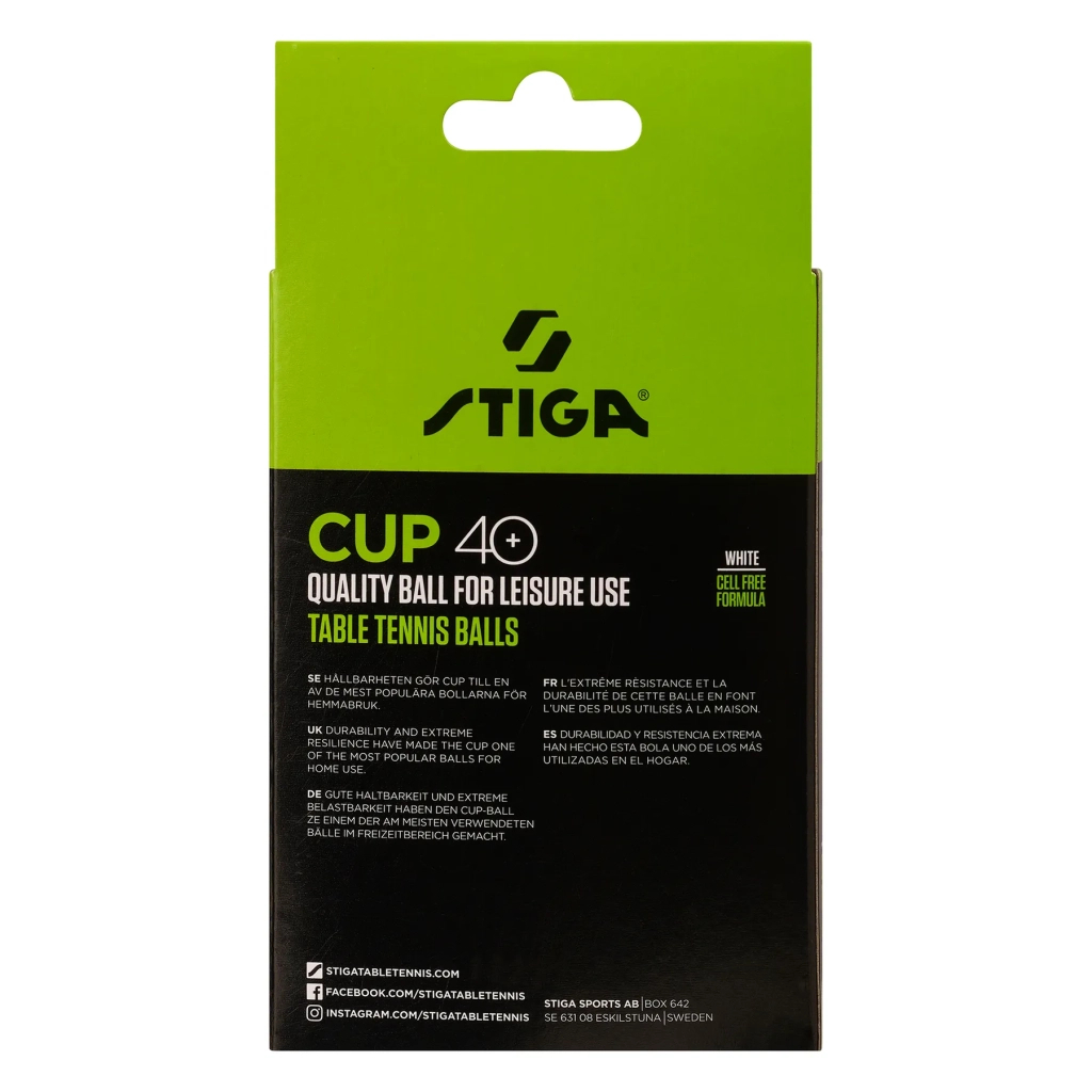 М'ячик для настільного теніса Stiga Cup ABS 12 шт (1110-2510-12) (931161) - зображення 3