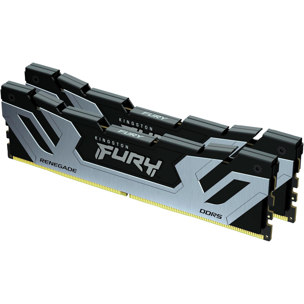 Модуль пам'яті для комп'ютера DDR5 48GB (2x24GB) 8400 MHz Silver XMP Kingston Fury (ex.HyperX) (KF584CU40RSK2-48) - зображення 1