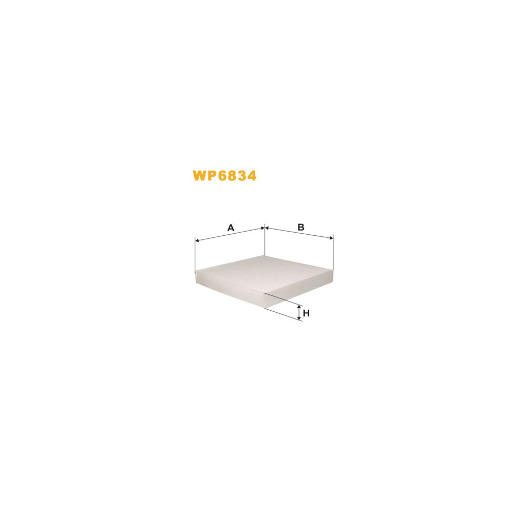 Фільтр салону Wixfiltron WP6834 - зображення 1