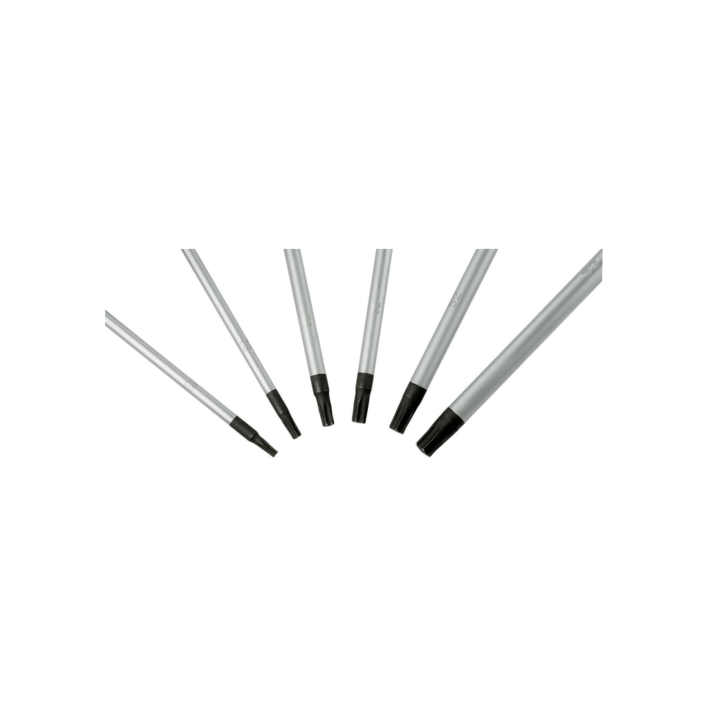 Набір викруток Bosch Torx 6шт, T10х75, T15х75, T20x100, T25x100, T30x125, T40x125 мм (1.600.A01.V09) - изображение 6