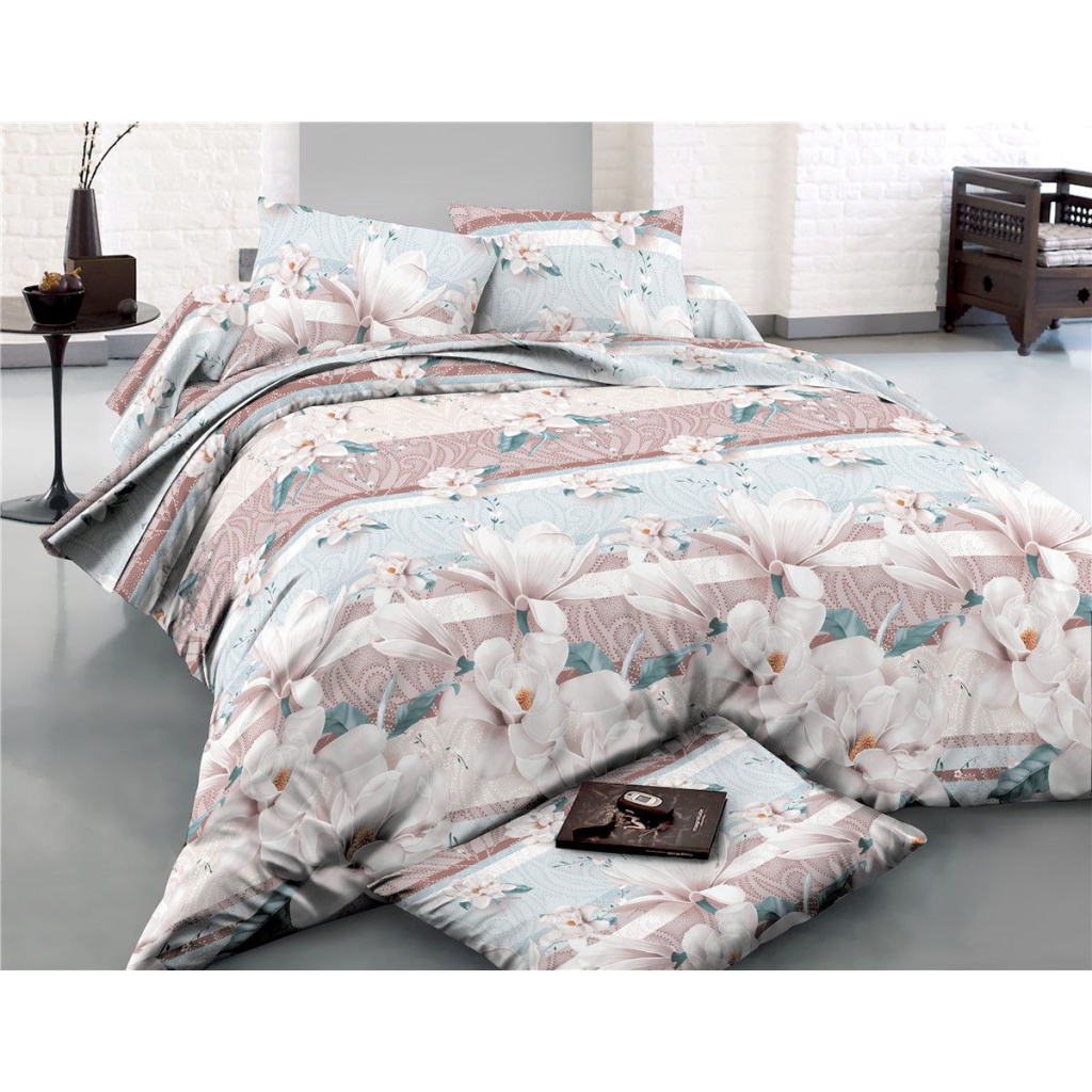 Постільна білизна MirSon Сатин 22-1284-1 Spring flowering 175х210 (2200004109725) - изображение 1