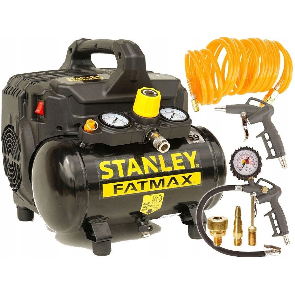 Компресор Stanley FATMAX FMXCM0003E, 105 л/хв, 0.75 кВт, 18 кг (FMXCM0003E) - зображення 4