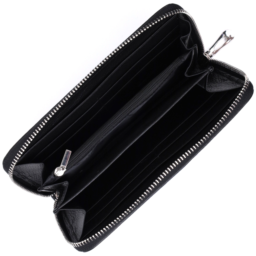 Гаманець ST Leather Унісекс З натуральної шкіри Чорний (22697) - зображення 7