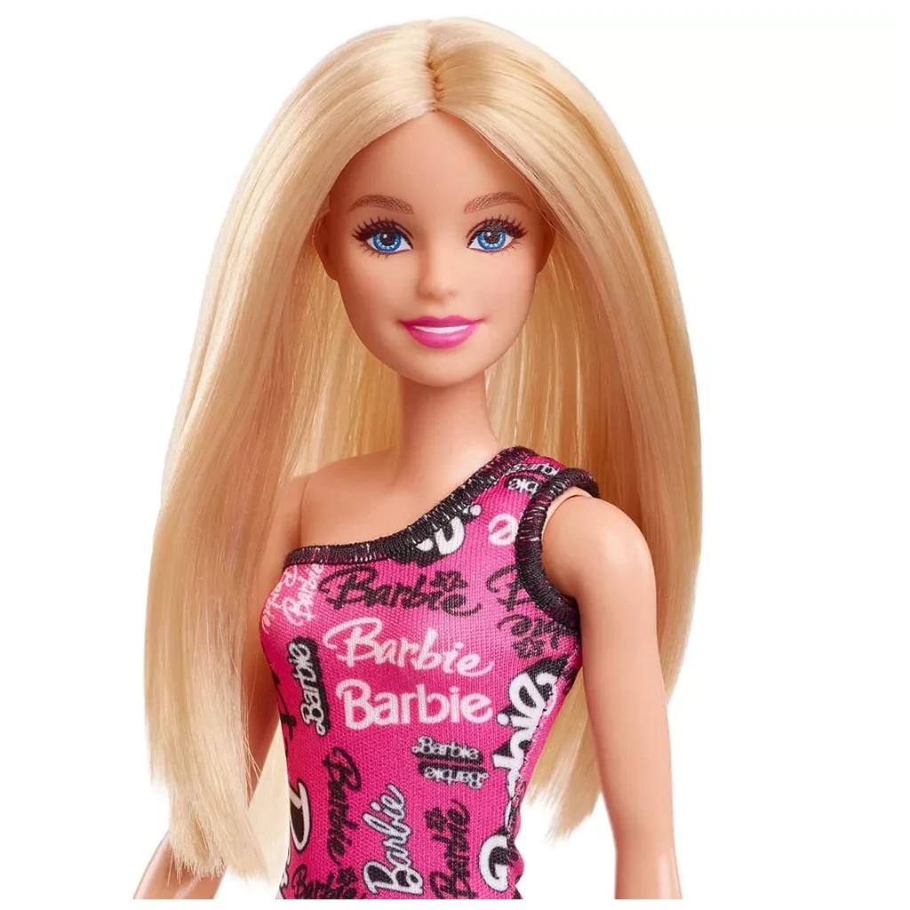 Лялька Barbie Супер стиль Блондинка у брендованій сукні (HRH07) - зображення 4