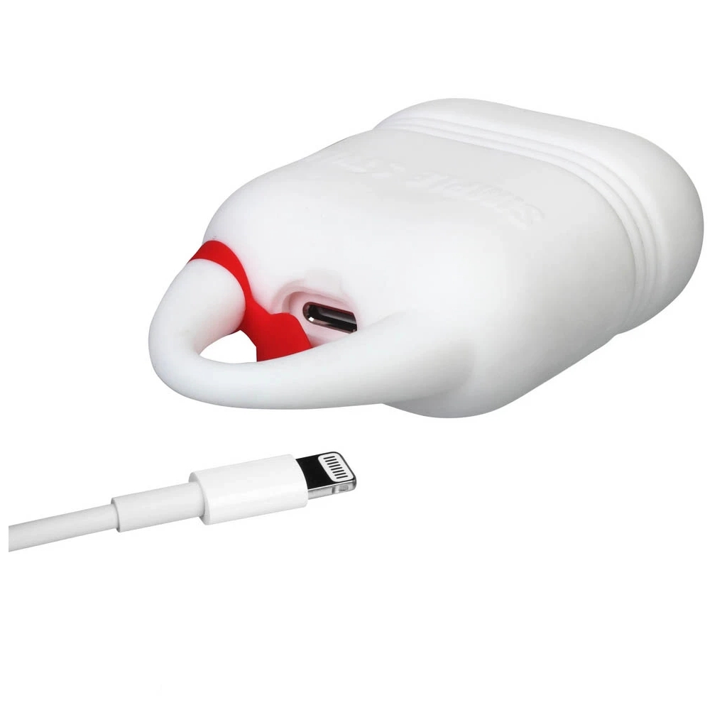 Чохол для навушників Kindon i-Smile для Apple AirPods IPH1430 White (702345) - зображення 3