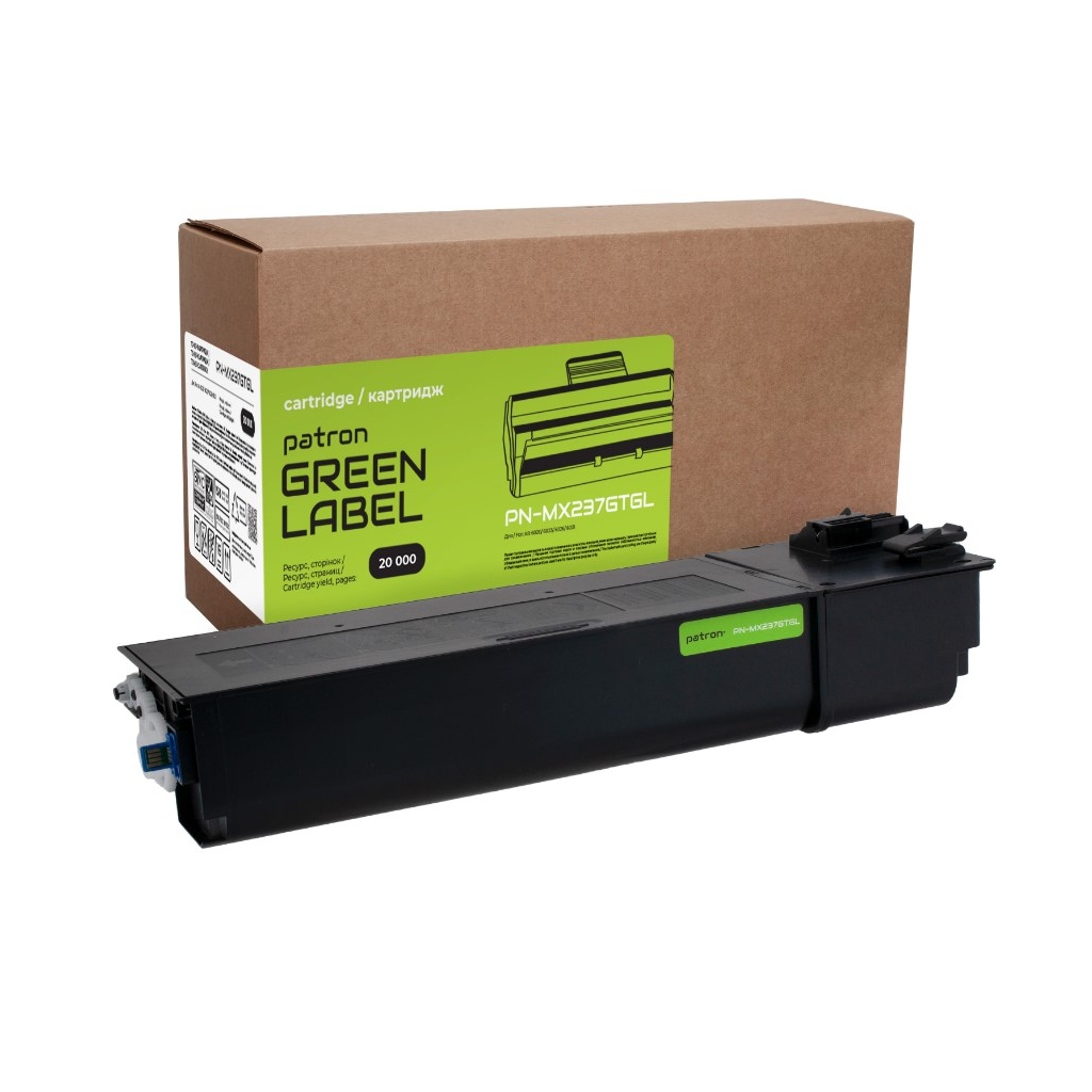 Тонер-картридж Patron Sharp MX-237GT Green Label (PN-MX237GTGL) - изображение 1