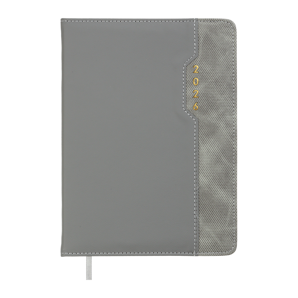 Тижневик Buromax датований 2026 INFINITI, А5 сірий (BM.21101-09) - изображение 1