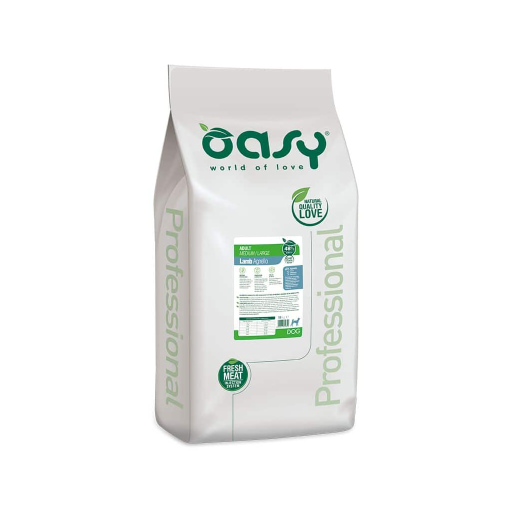 Сухий корм для собак OASY One Animal Protein ADULT Medium/Large з ягням 18 кг (8053017349329) - зображення 2
