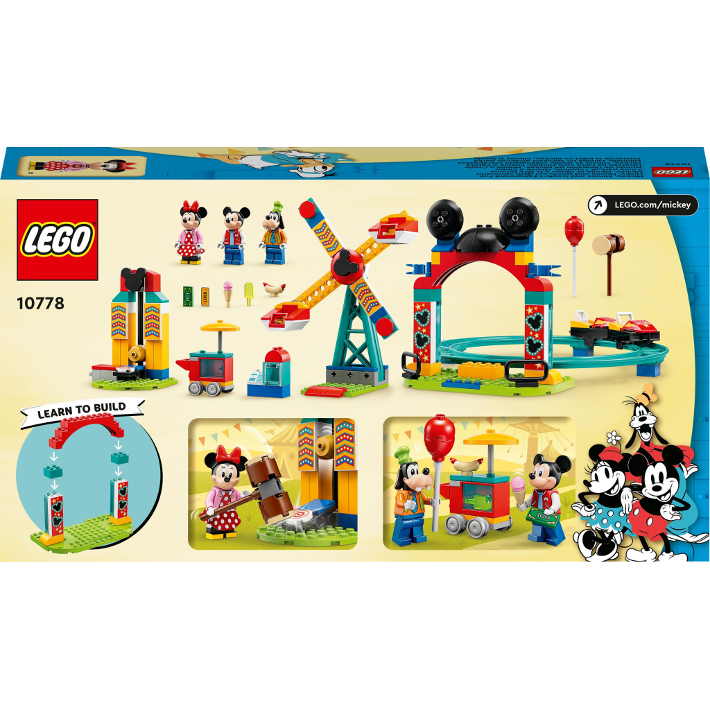 Конструктор LEGO Mickey and Friends Ярмаркові веселощі Міккі, Мінні та Гуфі 184 деталі (10778) - зображення 10