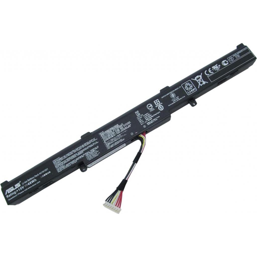 Акумулятор до ноутбука ASUS N552 A41N1501, 3100mAh (48Wh), 4cell, 15V, Li-ion (A47193) - зображення 2