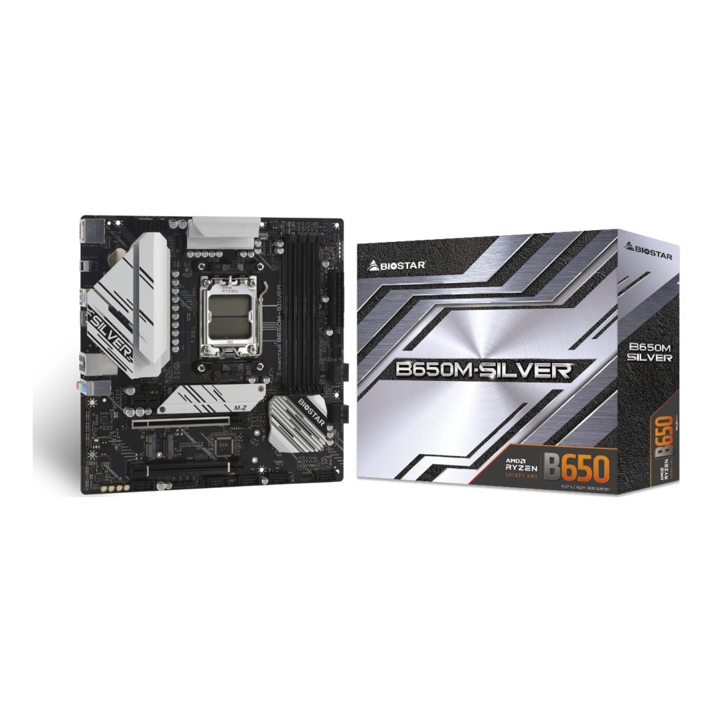Материнська плата Biostar B650M-SILVER - зображення 4