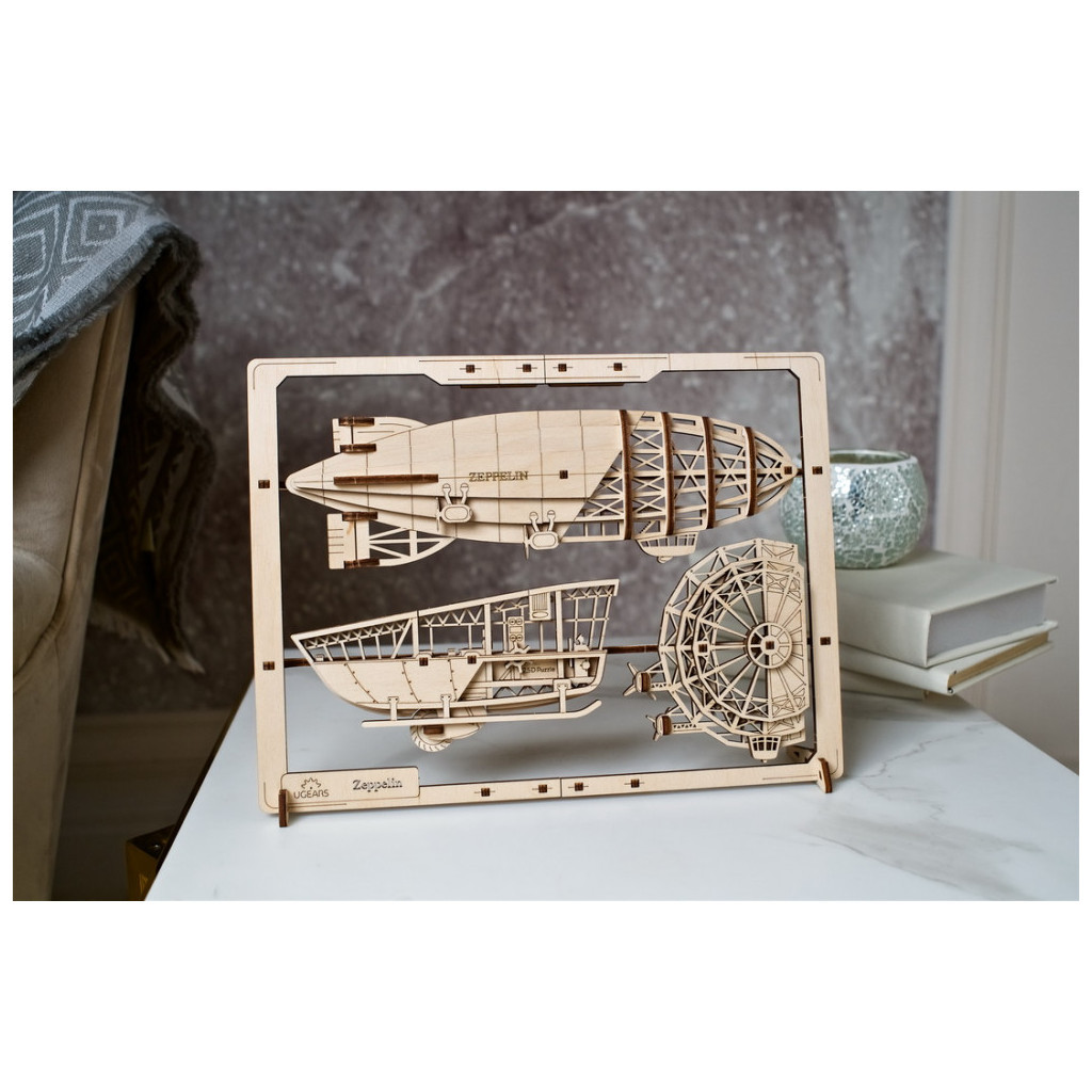Конструктор Ugears Цепелін 2.5D (6337512) - изображение 6