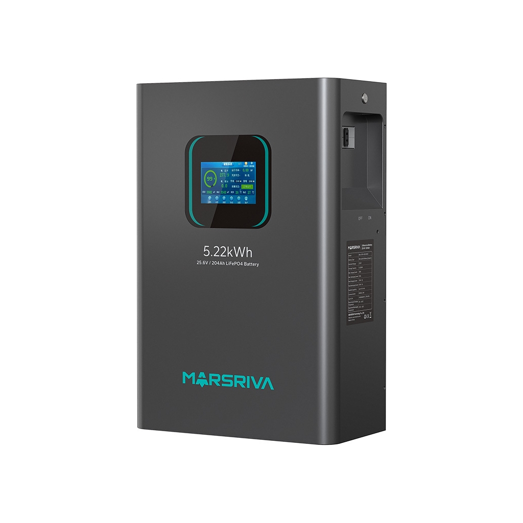 Батарея LiFePo4 Marsriva 25.6V 200Ah (MR-LFP24-200-WMD) - зображення 1