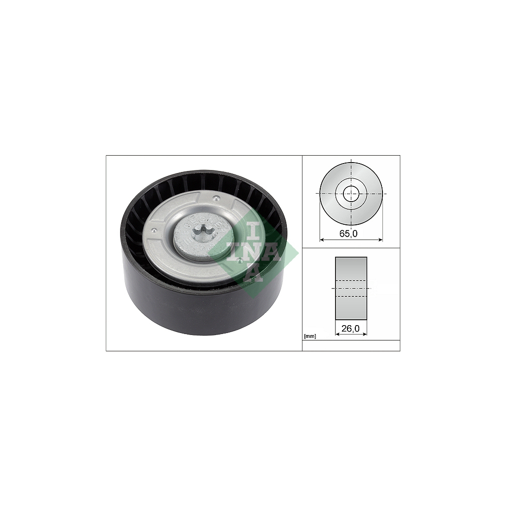 Ролик натягувача ременя INA 532 0608 10 - зображення 1