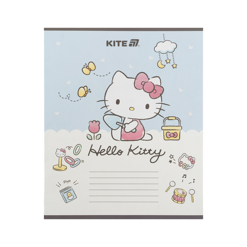 Зошит Kite Hello Kitty, 12 аркушів, коса лінія (HK25-235-1) - зображення 6