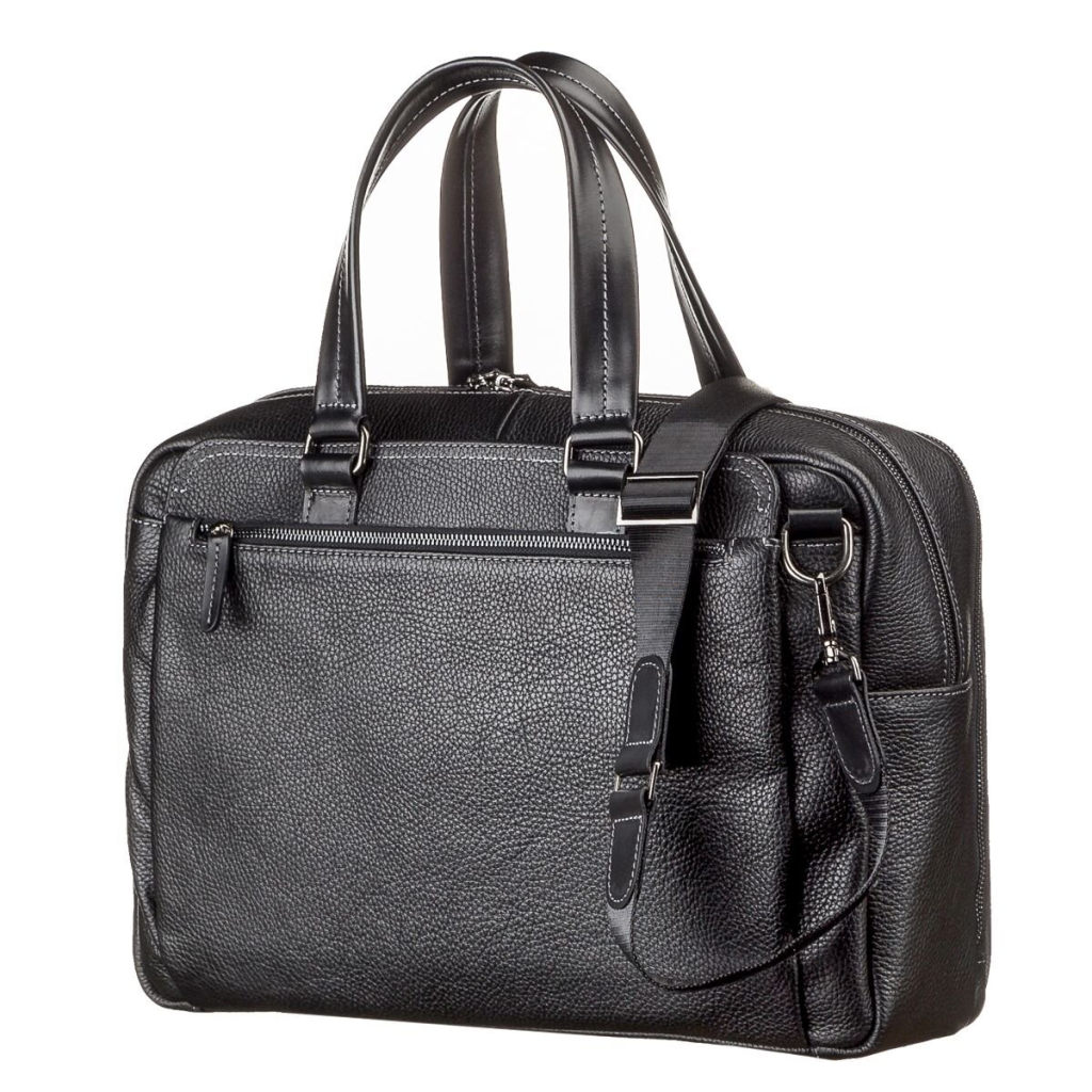 Сумка Shvigel Шкіряна Чорна (11123) - зображення 1