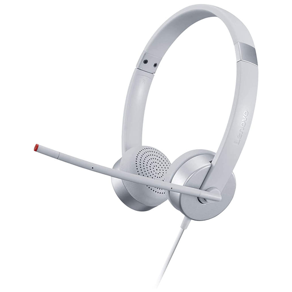 Навушники Lenovo 100 Stereo Headset Grey (GXD1B60597) - зображення 2