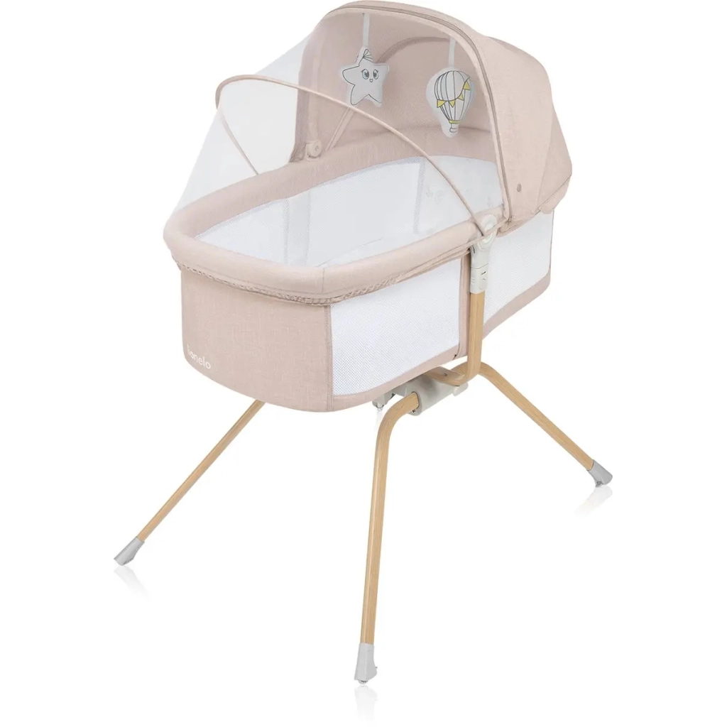 Ліжечко Lionelo приставна Malin Evo BEIGE NATURAL (LO-MALIN EVO BEIGE NATURAL) - зображення 3