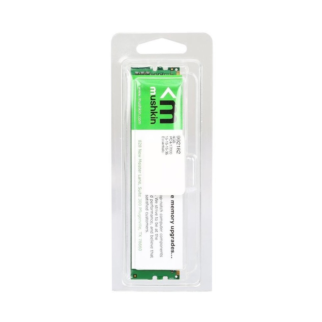 Модуль пам'яті для комп'ютера DDR4 16GB 3200 MHz Essentials Mushkin (MES4U320NF16G) - зображення 3