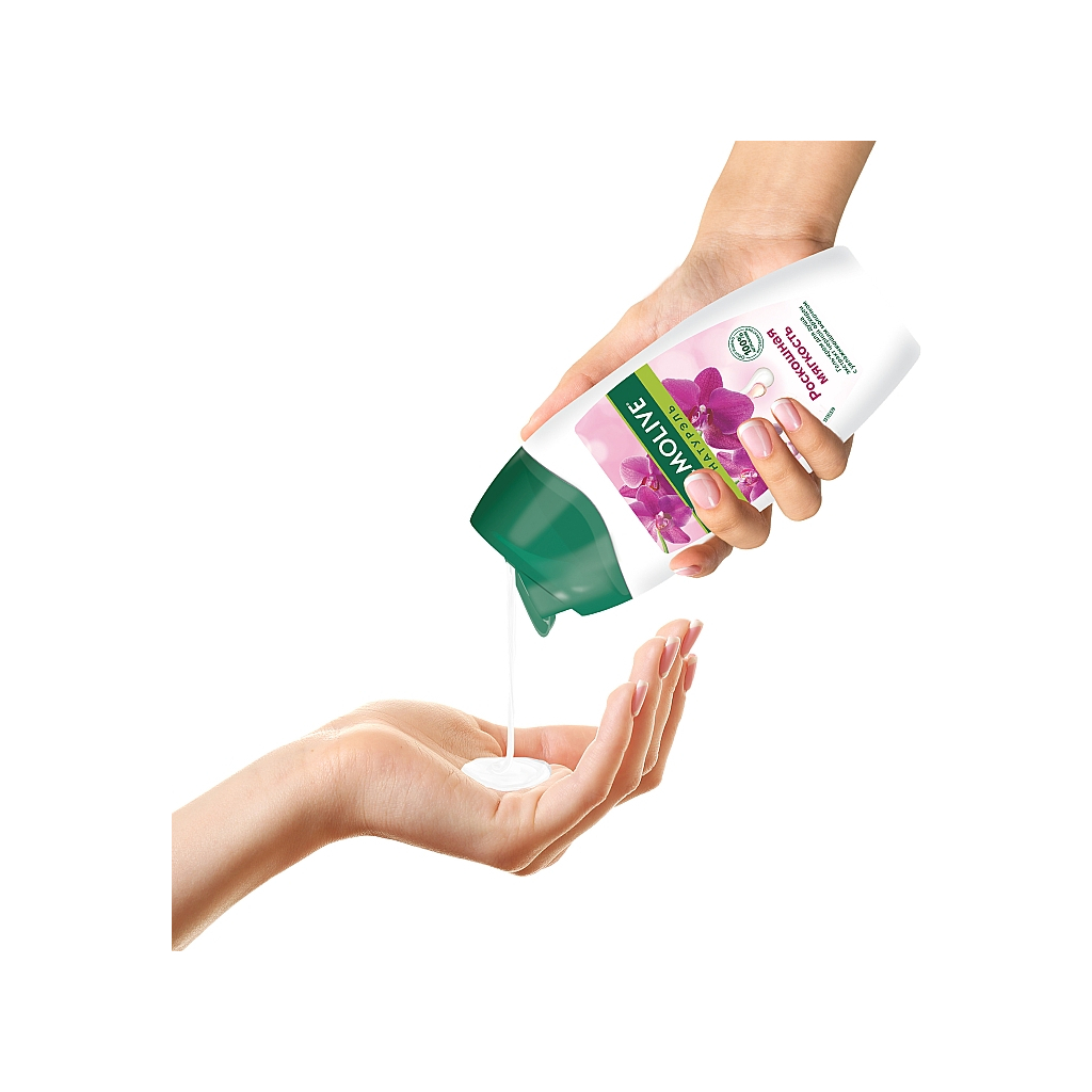 Гель для душу Palmolive Натурель Розкішна м'якість Екстракт чорної орхідеї зі зволожуючим молочком 250 мл (8693495031066) - зображення 5