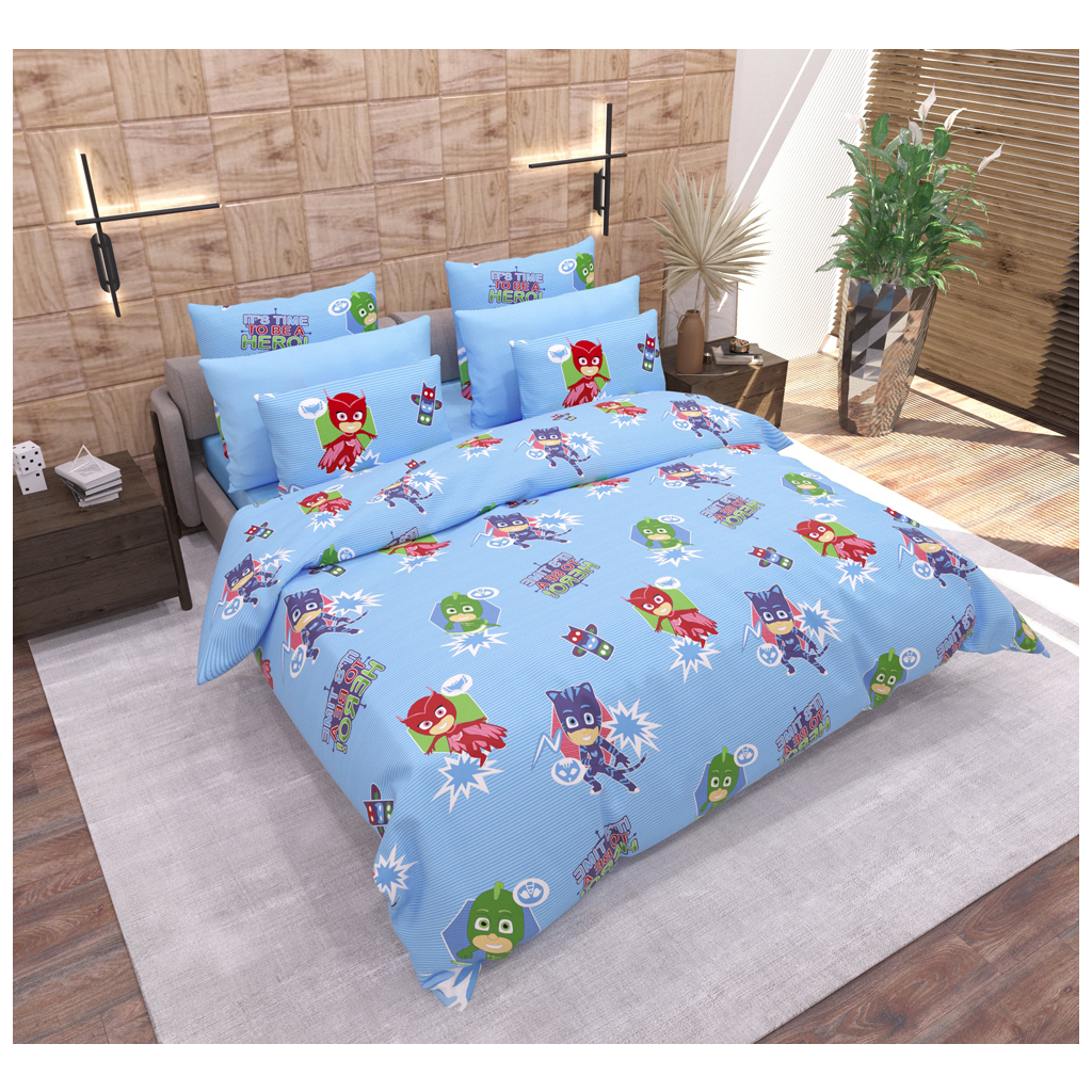 Постільна білизна MirSon Бязь Premium 17-0256 Hero Дитяча (2200001983700) - изображение 1