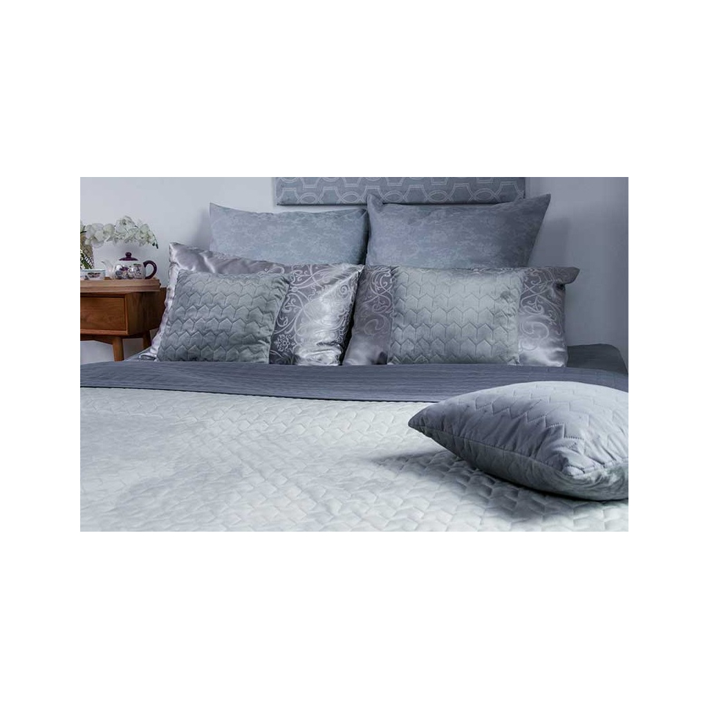 Подушка Руно декоративна Velour Grey 40х40 (311.55_Grey) - зображення 3