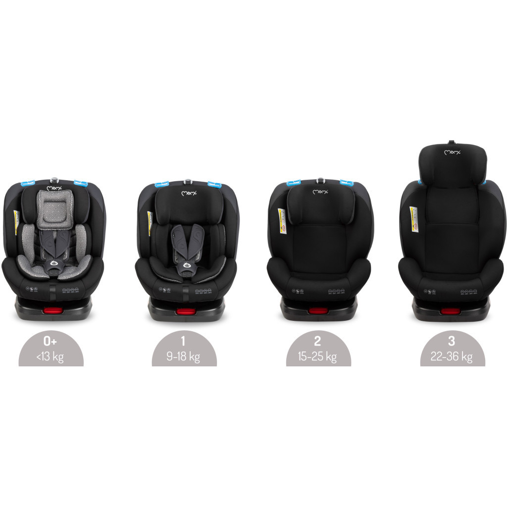 Автокрісло MoMi Tordi (0-36кг) black (FOSA00016) - зображення 6