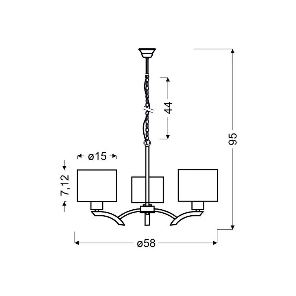 Люстра Candellux DRAGA (33-04208) - изображение 2
