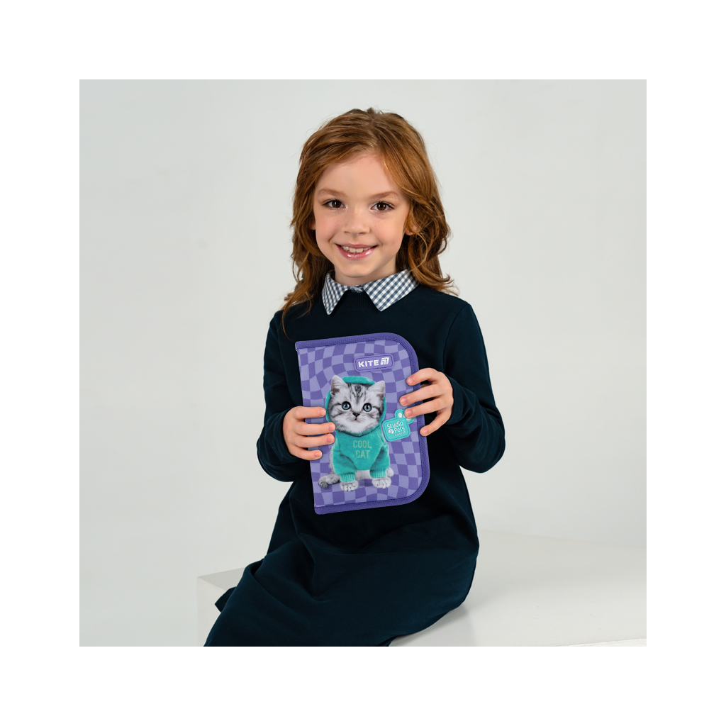 Пенал Kite 622-2 Studio Pets, 1 відділення, 2 відворот (SP25-622-2) - зображення 7