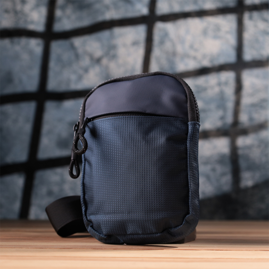 Сумка Vintage Для подорожей з текстилю Синя (22870) - зображення 8