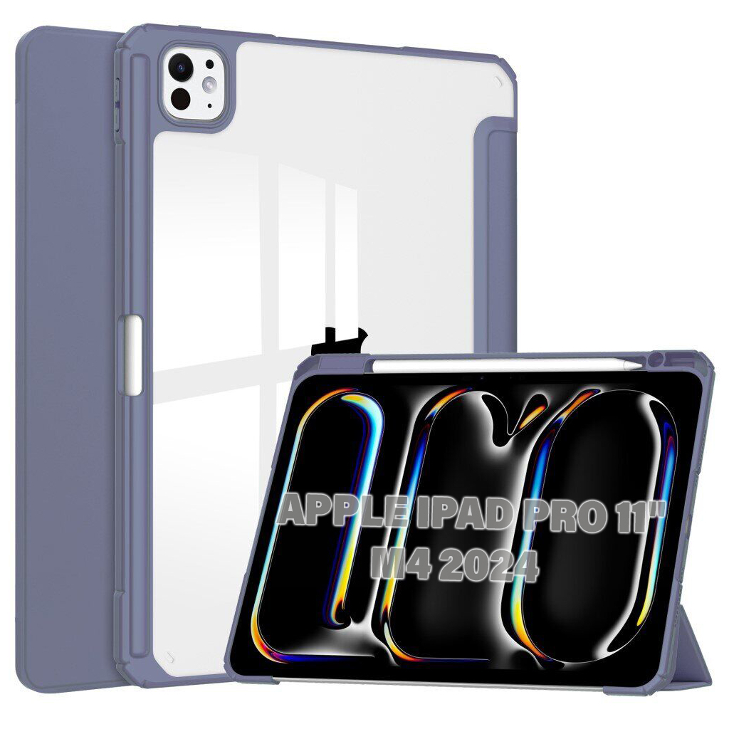 Чохол до планшета BeCover Soft Edge TPU Apple iPad Pro 11" M4 2024 Purple (711716) - зображення 1