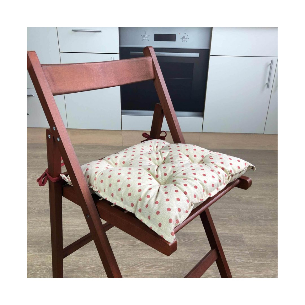 Подушка на стілець Прованс Глорiя Горох 40х40 (4823093420144) - зображення 3