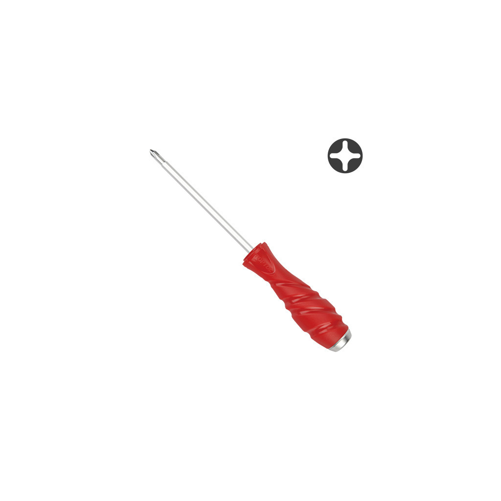 Викрутка Toptul ударна хрестова PH1x100 SUPER GRIP (FBGE0110) - зображення 1