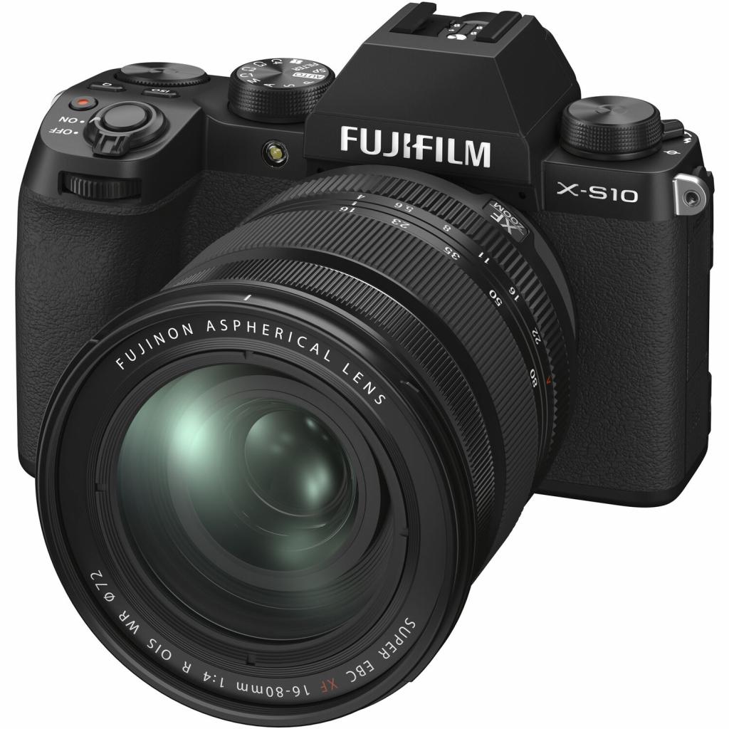 Цифровий фотоапарат Fujifilm X-S10 + XF 16-80mm F4.0 Kit Black (16670077) - зображення 1